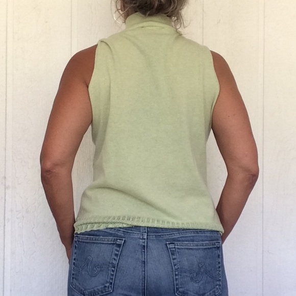 ESCADA GREEN CASHMERE SWEATER SET MEDIUM - Picture 5 of 8